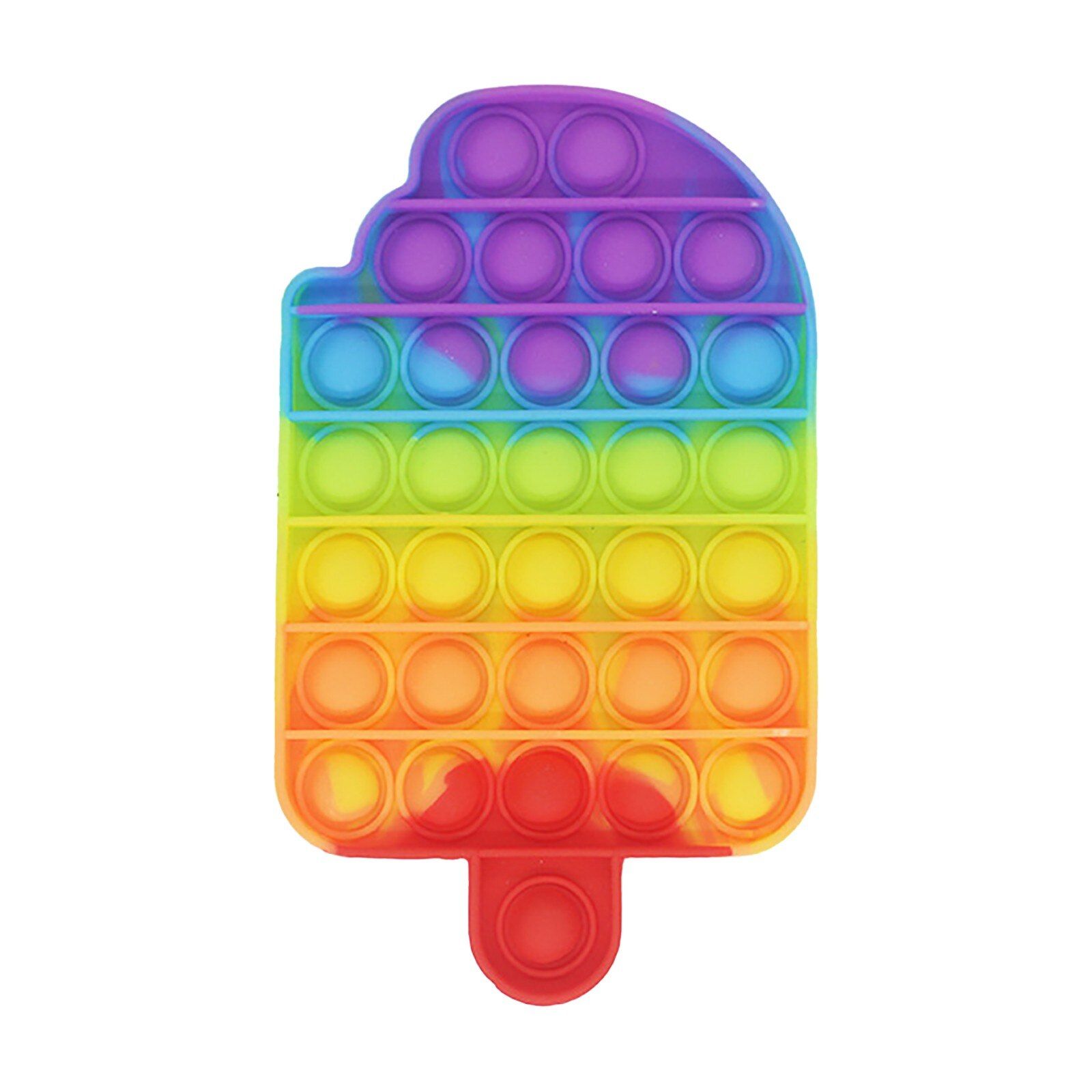 Push Pops System Bubble Pineapple Rainbow Color Fidget Toys Autism Special Needs Sensory Anti-stress  Toy Kids Toys