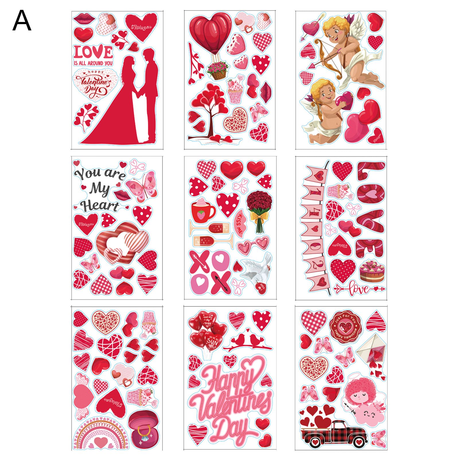 Window Sticker Decorative Easy to Apply Glass Sticker