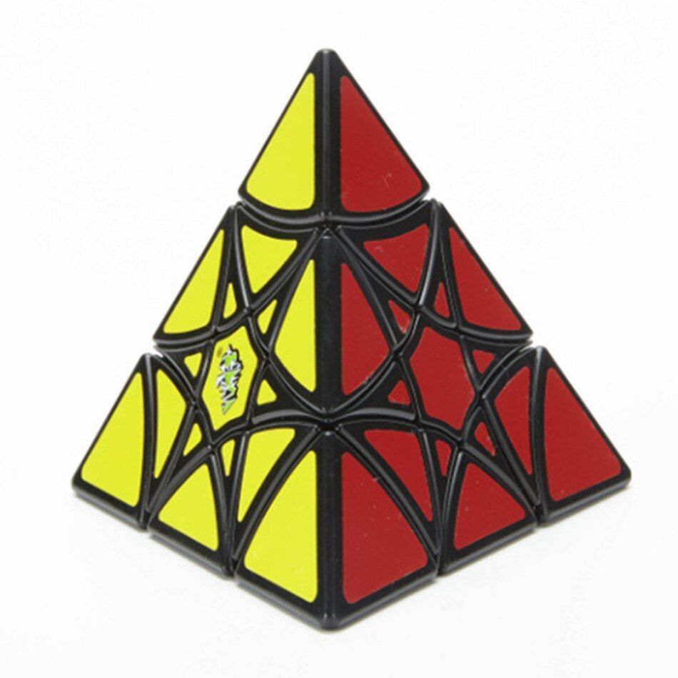 LanLan Curvy Hexagram 3x3 Pyramid Magic Cube 3x3x3 cubo magico Educational Toys For Kids Neo Speed Puzzle professional Cube