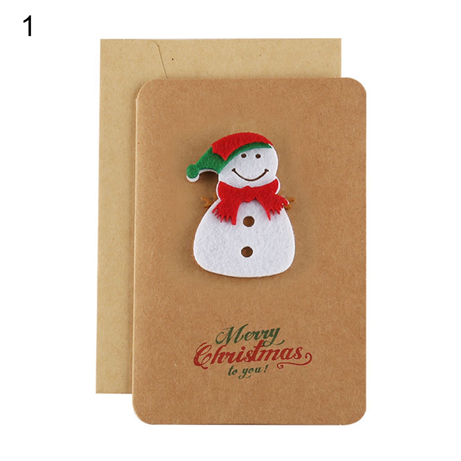 Holiday Card Delicate Handmade Holiday Greeting Xmas Cards