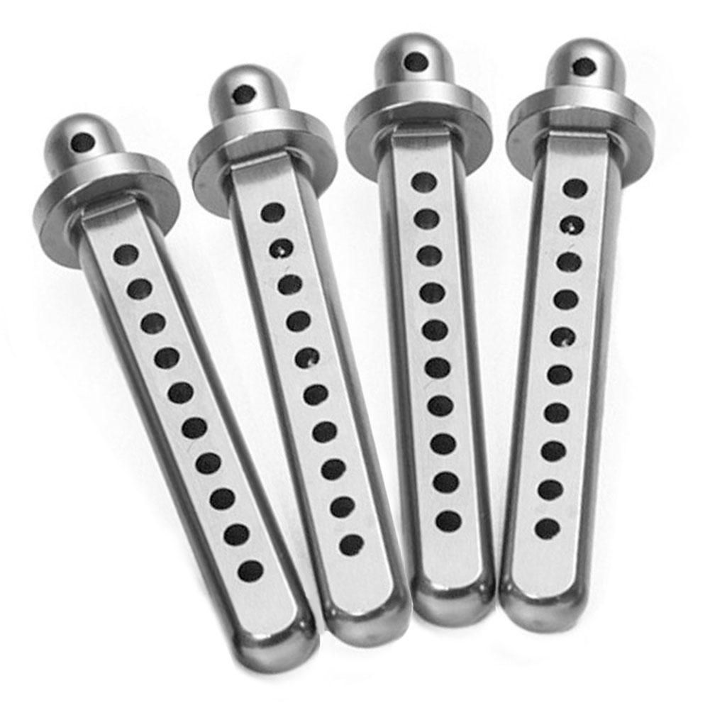 4Pcs 1/10 Column Body Post Mounts RC For Model Car Durable Replace Aluminum For Crawler Axial SCX10