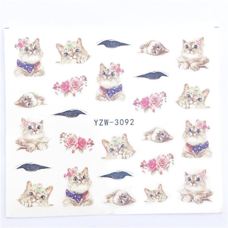YWK 2020 NEW Designs Wolf/Vintage/Flamingo Noble Necklace Designs For Nail Art Watermark Tattoo Decorations