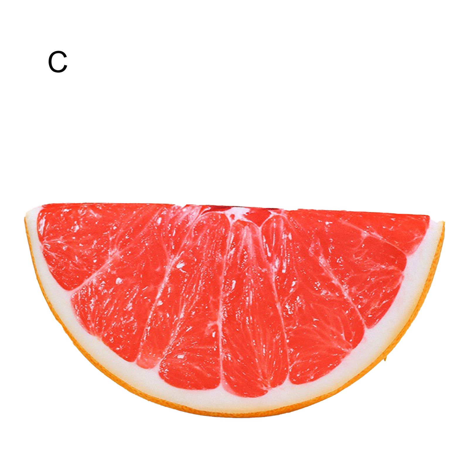 Fruit Plush Cushion Cute Full Filled Design Key Buckle Watermelon Kiwi Pomelo Orange Plush Cushion for Home