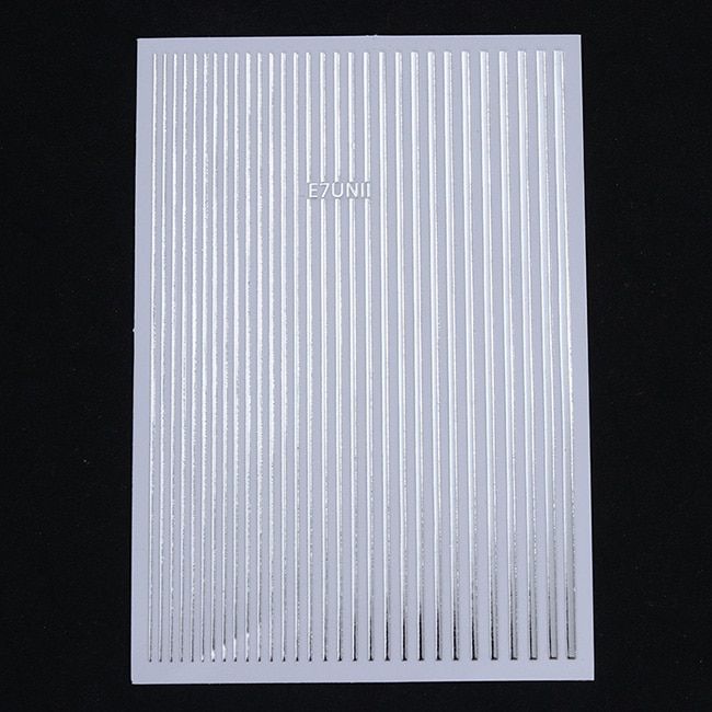 Gold Silver Stripe Lines 3D Nail Sticker Metal Strip Tape Multi-size Adhesive DIY Foil Tips  Nail Art Decals