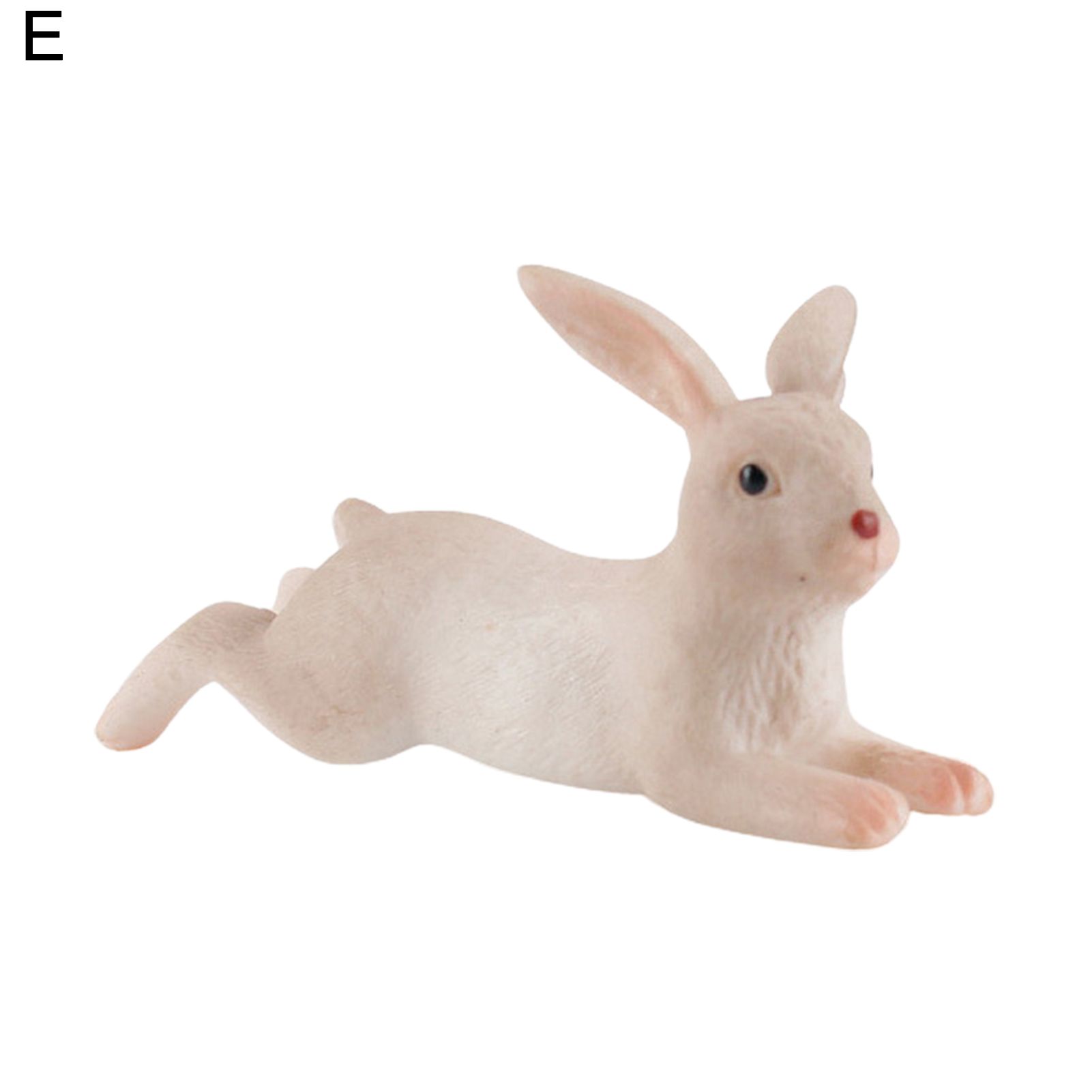 Animal Models Realistic Children Gift PVC Cartoon Lop-eared Rabbit Ornament for Shop