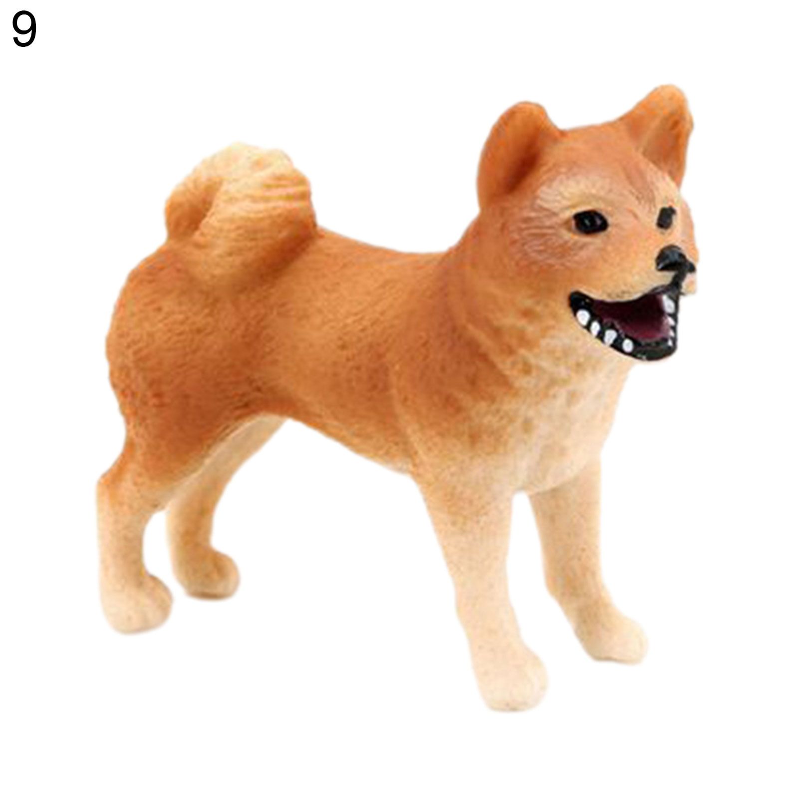 Simulation Animal Dog Model Puppy Mold Table Desk Ornament Collective Toy Gift
