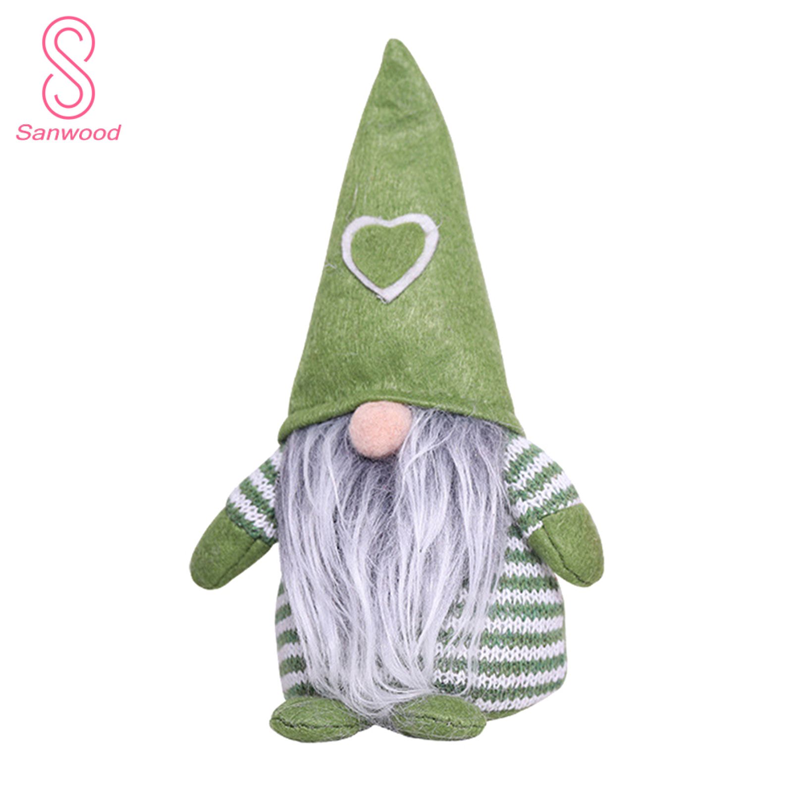 Faceless Santa Doll Eye-catching Long Beard Swedish Tomte Gnome Doll