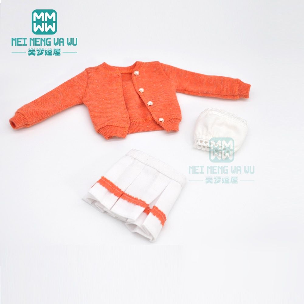 1pcs Blyth Doll Clothes fashion T-shirts, skirts, sneakers for Blyth Azone OB23 OB24 1/6 doll accessories