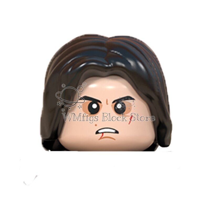 Movie series characters C-3PO Robot Palpatine Paz Vizra Tshubaka Accessories Figures Head Building block toy Children WM6091