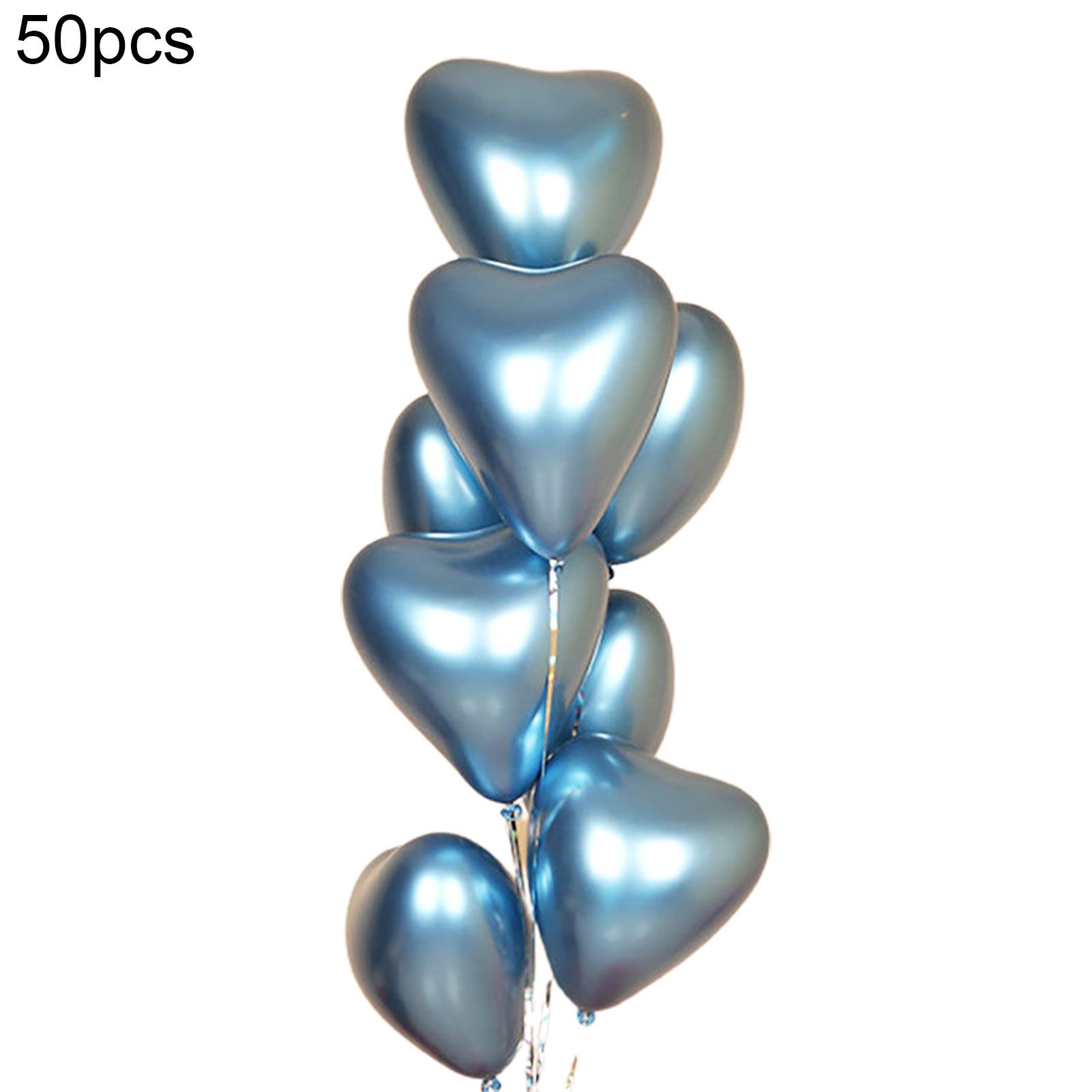 50Pcs/Packet Balloon Easy Assembly Tight Sealing Multi-colored Party Supplies Balloon for Party