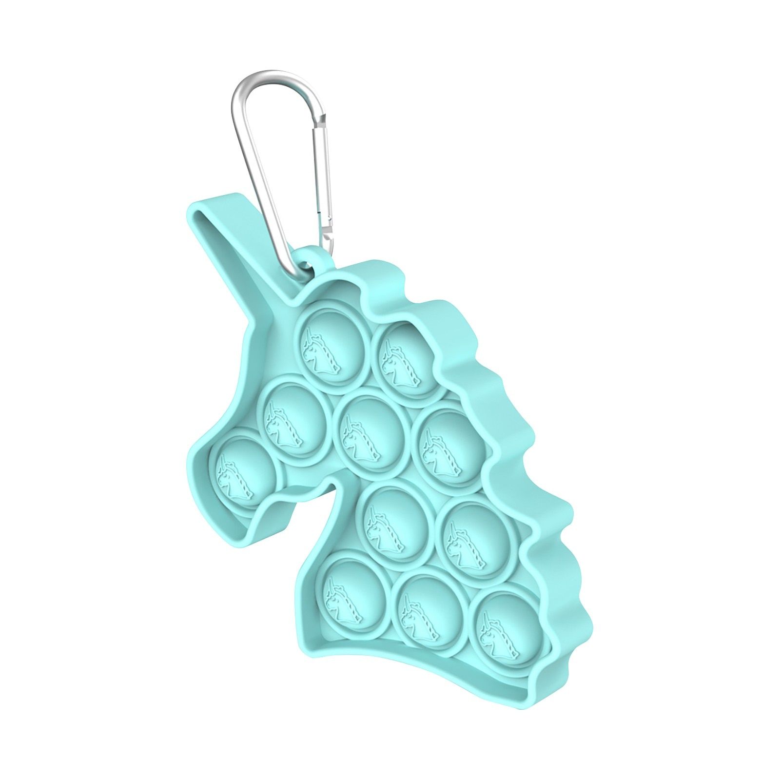 Mini Fidget Toys Bear Keychain Push Bubble Silicone Sensory Toys Are Suitable For Relieving Stress Children Montessor