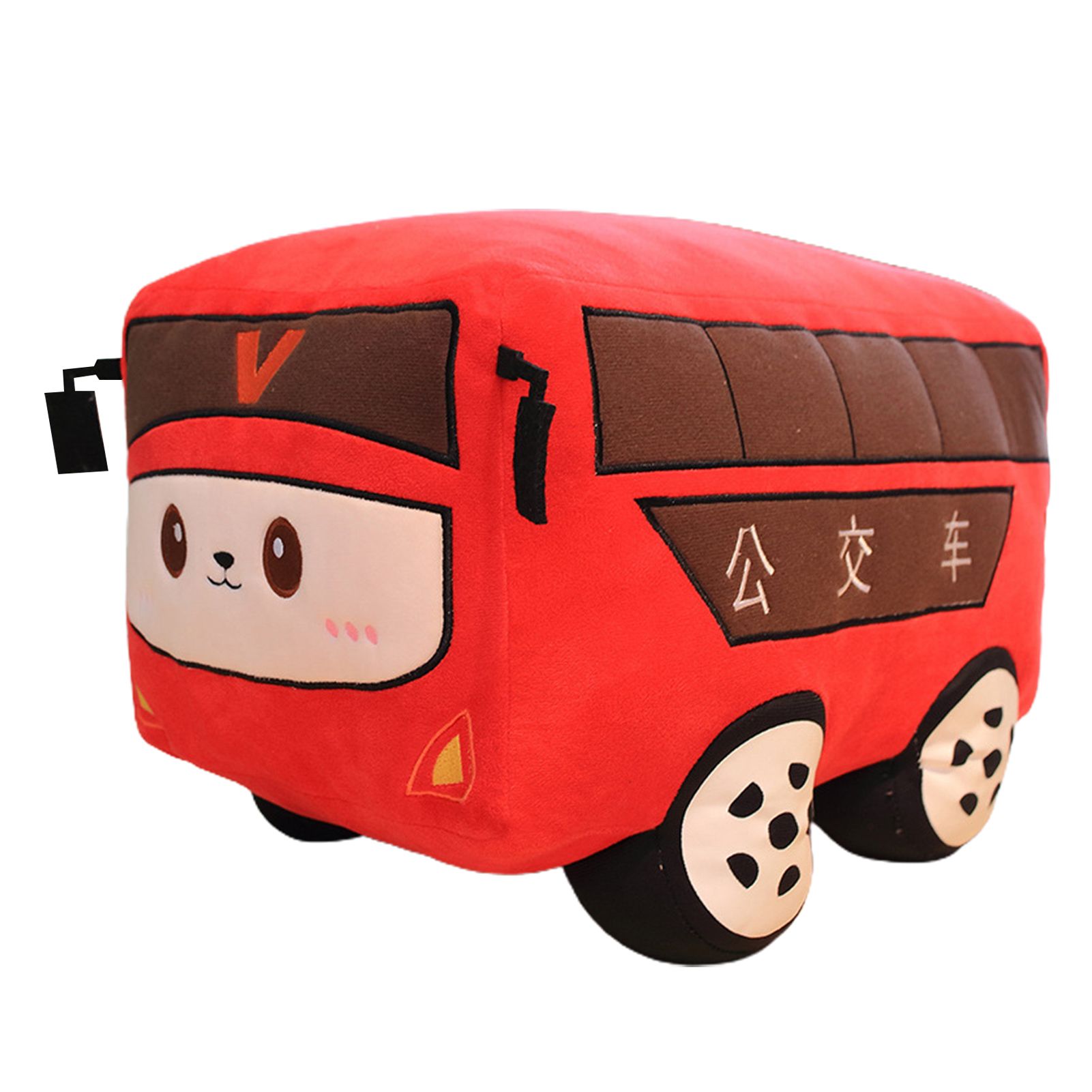 Stuffed Toy Adorable Stuffed Bus Car Pillow