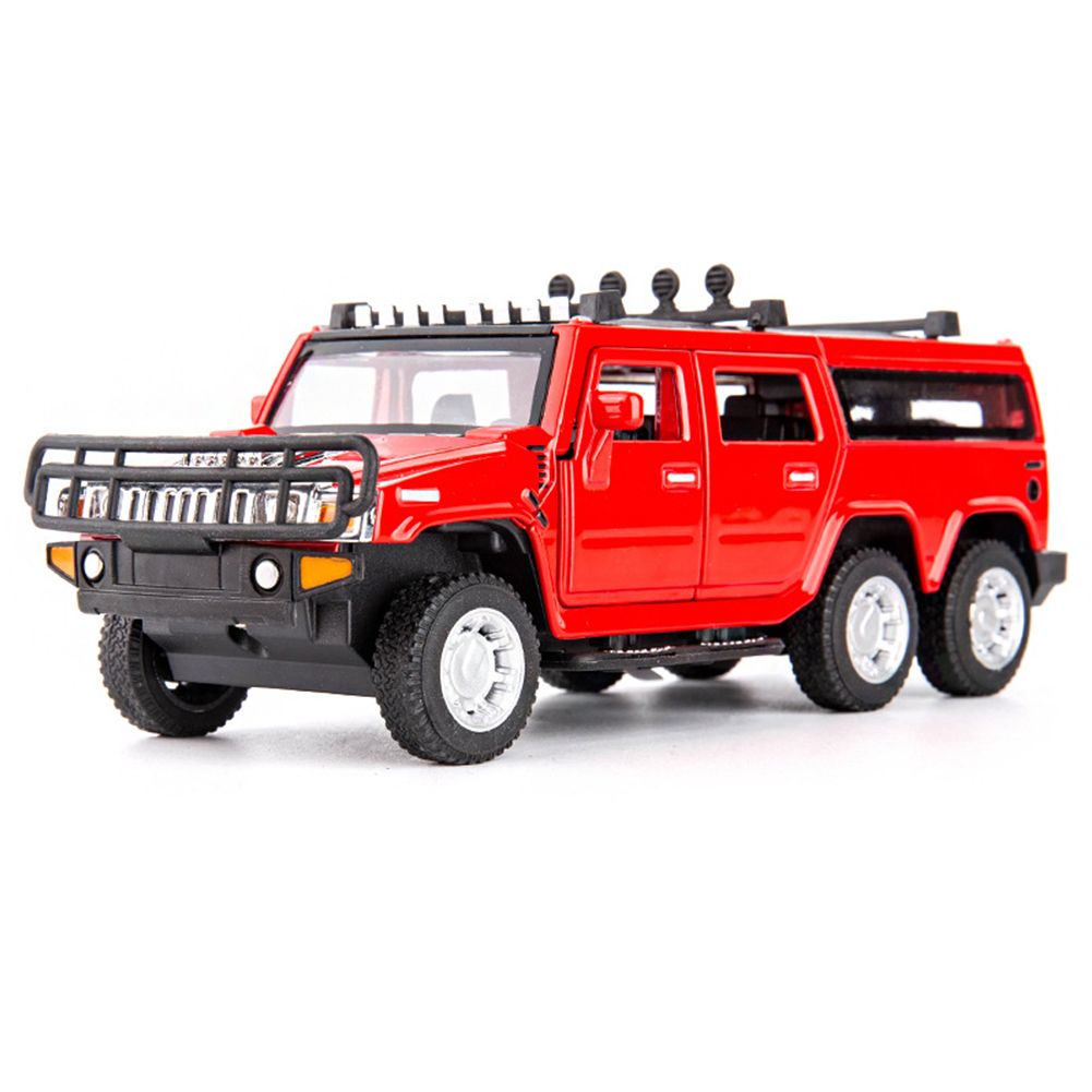 32 Car Model for Hummer H2 Off-road High ulation Alloy Car Model Sound And Light Pull Back Door Boy Car oy For ldren ifts