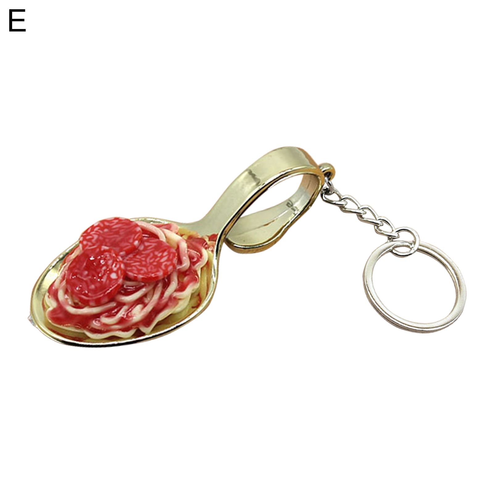 Unisex Key Chain Universal Onion Clam Spoon Rice Keychain