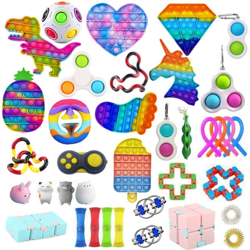 Hot Push Bubble Fidget Toys  Stress  Toy Antistress Soft  Anti-Stress Gift Anti Stress Box