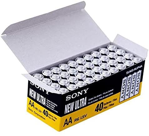 [[[[[40pcs]]Pack]]]]]Sony]]AA]]1.5V]]battery New Ultra Carbon Zinc]]]]]ST