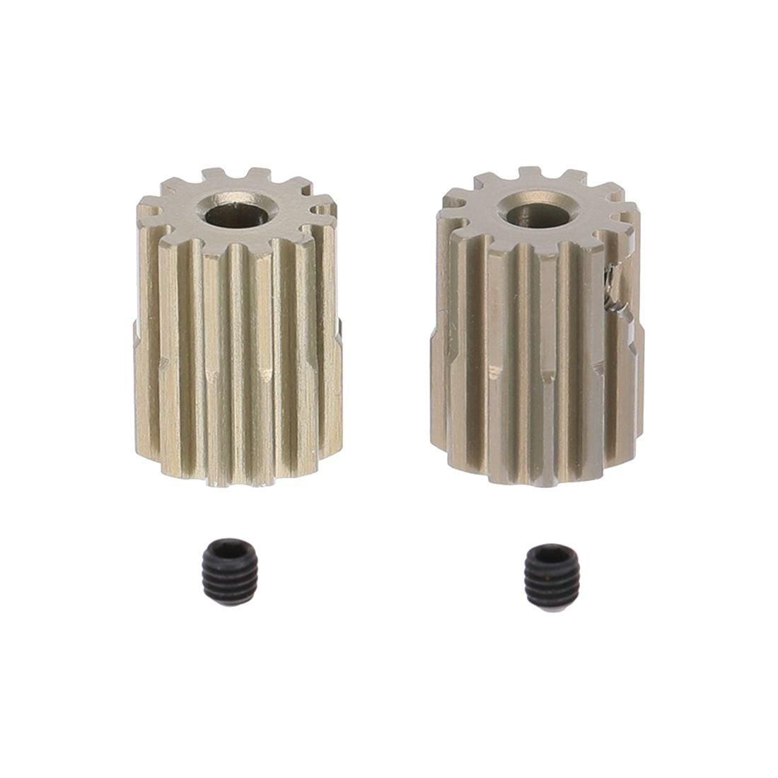2Pcs 32DP 3.175mm 12T Pinion Motor Gear for 1/10 RC Car Brushed Brushless Motor