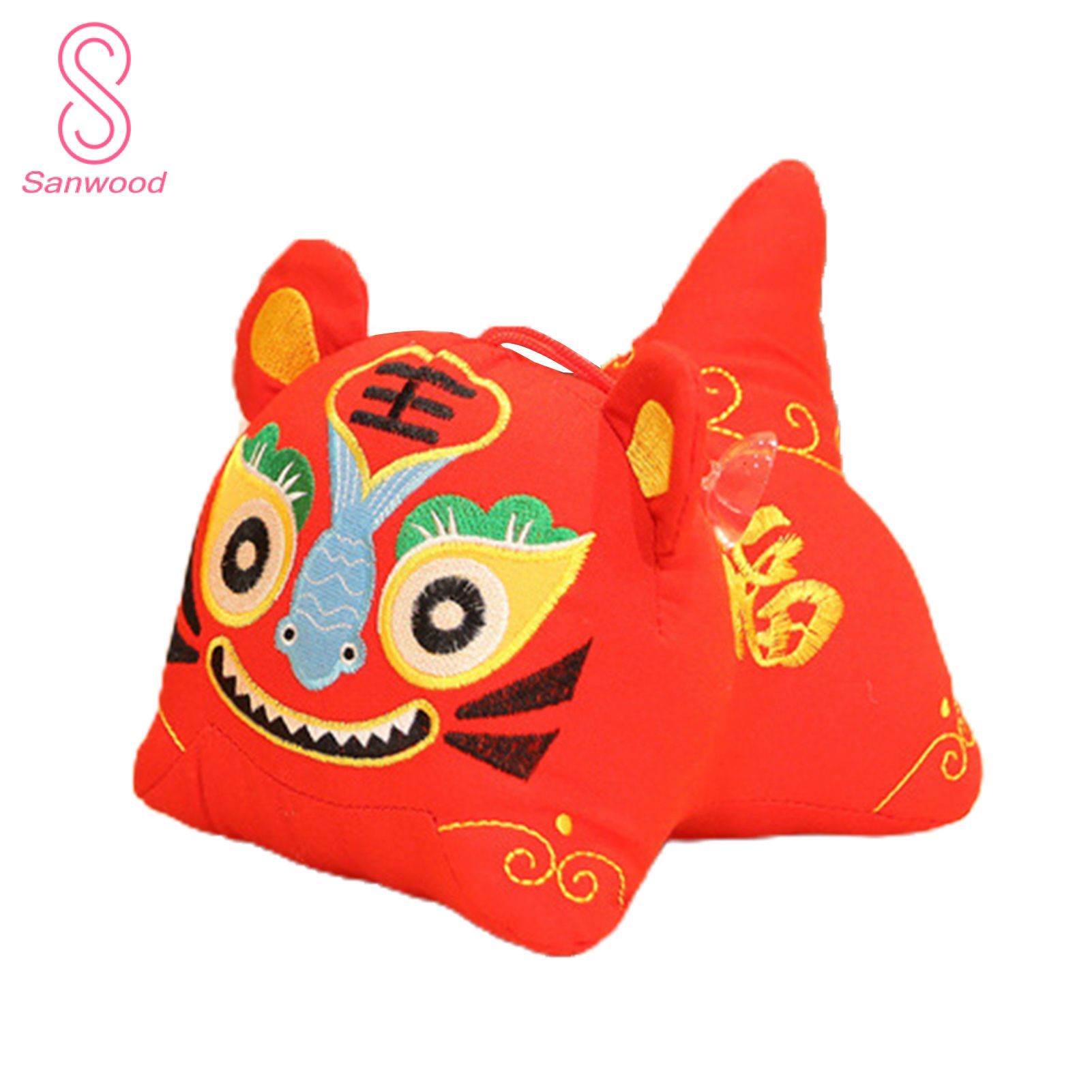 Tiger Doll Fully Filling Chinese Zodiac Tiger Hanging Doll