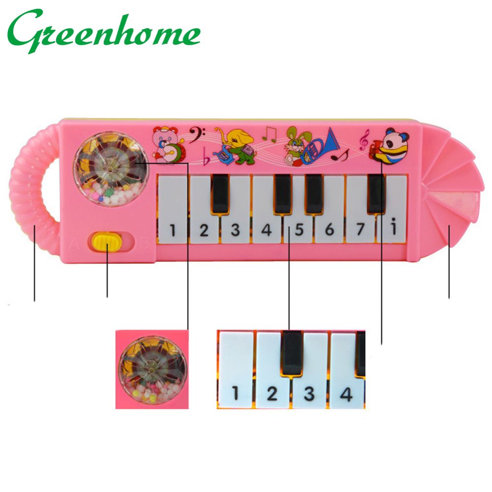 Greenhome 8 Keys Early Educational Electric Piano Musical Instrument Baby Kids Toy Gift