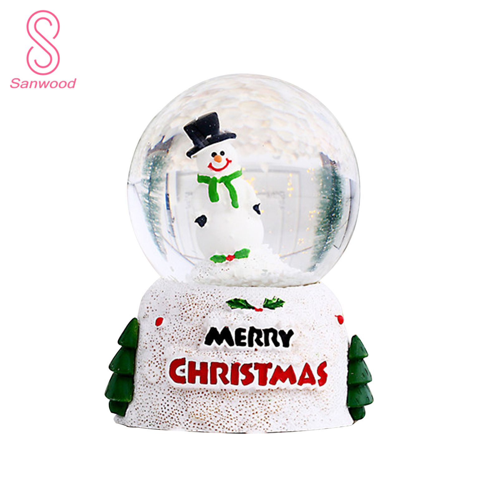Christmas Snow Globe Exquisitely Polished 3D Cartoon Christmas Ornaments