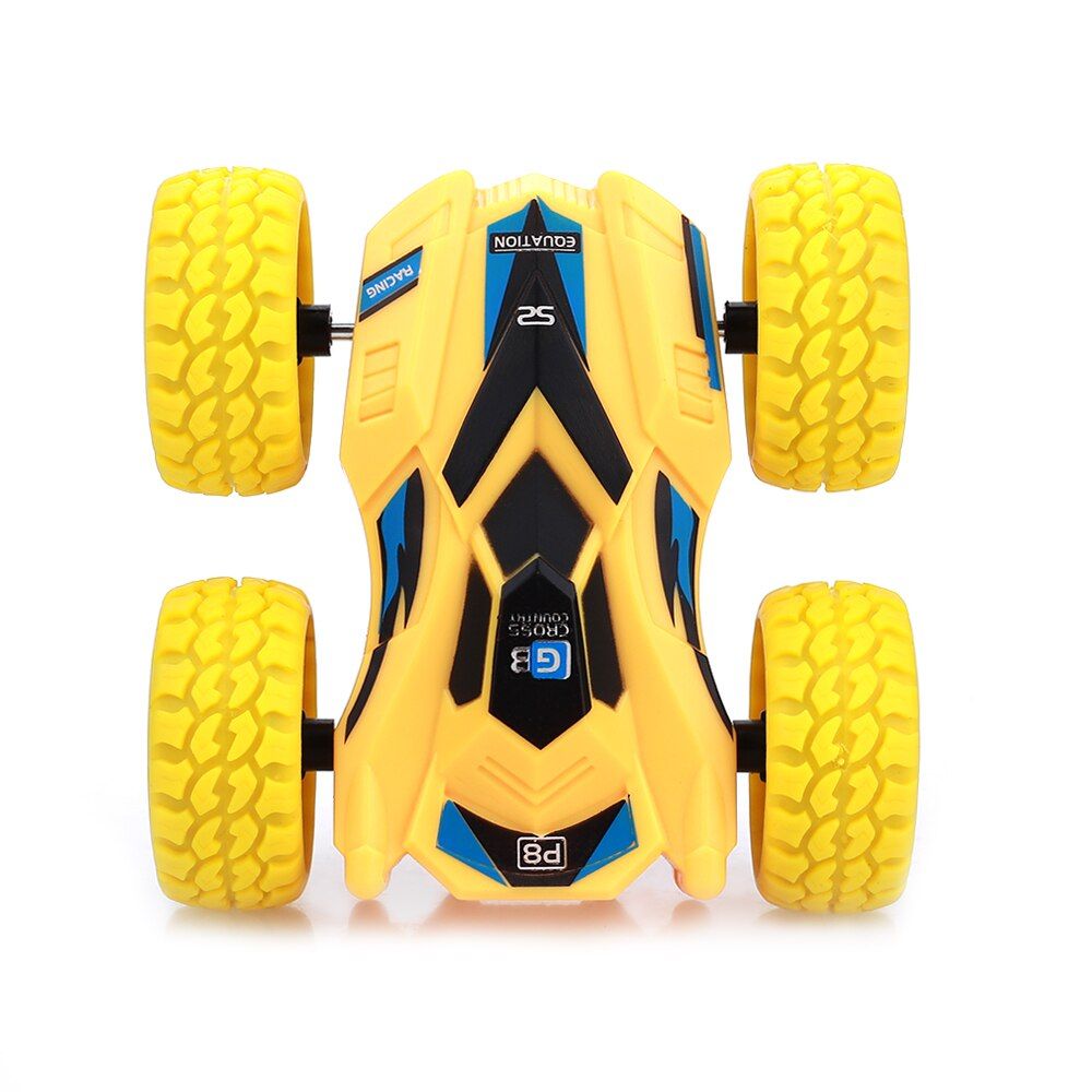 2019 360 Degrees Rotating Double Sided Stunt Car Modeling Toy for Kids Car Electric Toys Gifts for Kids 4 Colors