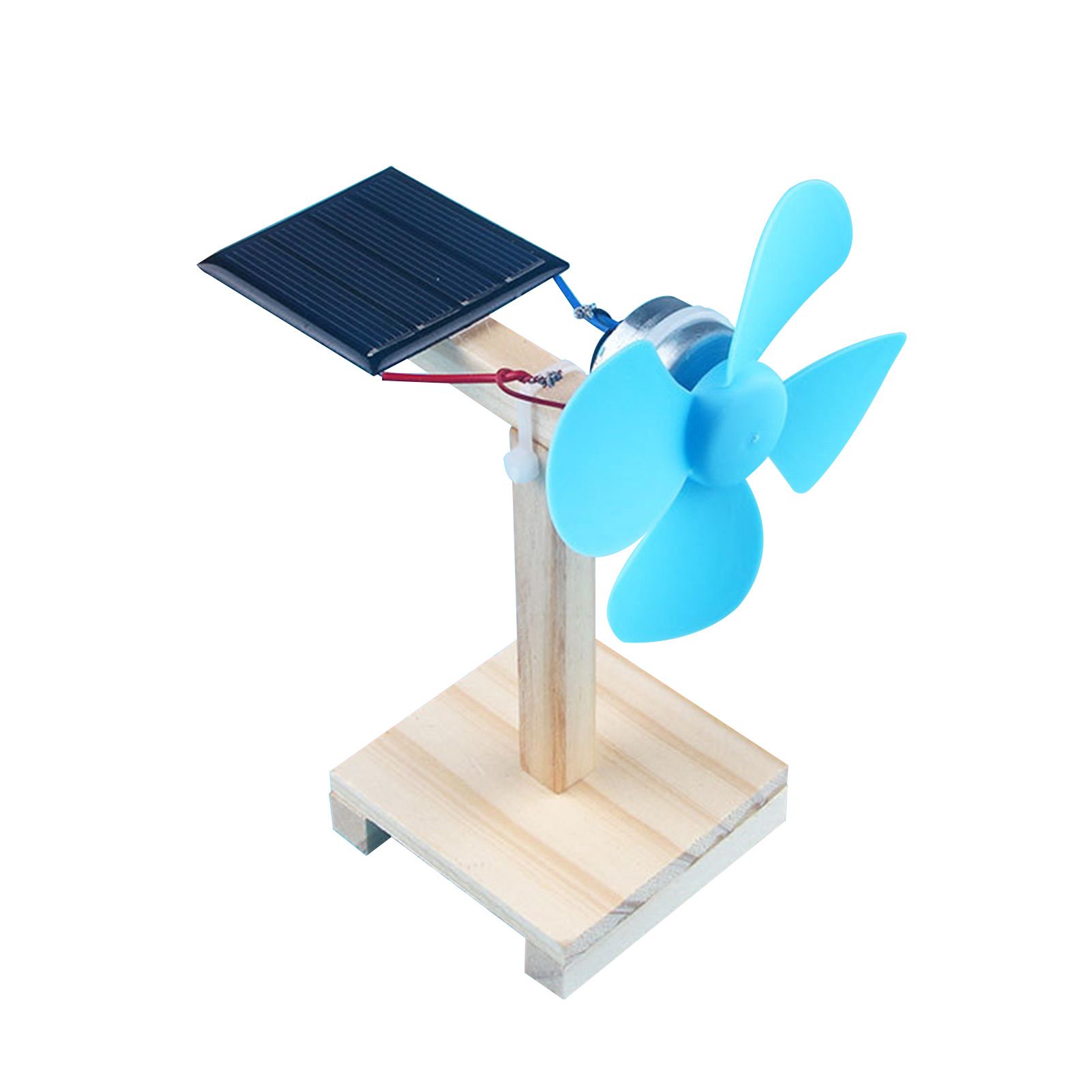 Kids Science Toy Fine Craftsmanship Children 3D Fan Wooden Puzzle Toy