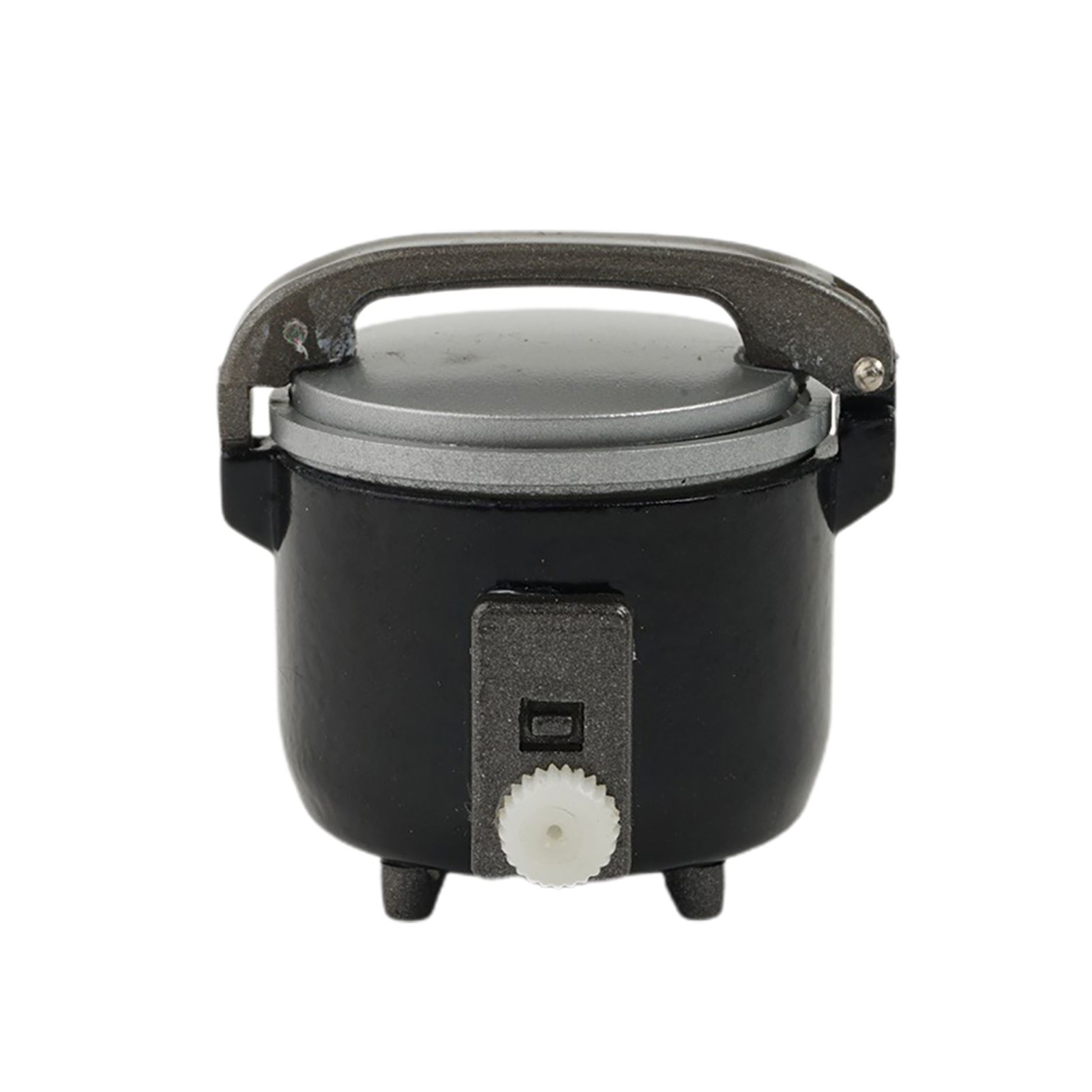 Mini Rice Cooker Exquisite Detail DIY Accessory Plastic Simulation Rice Cooker Kids Gift for Kitchen Scene