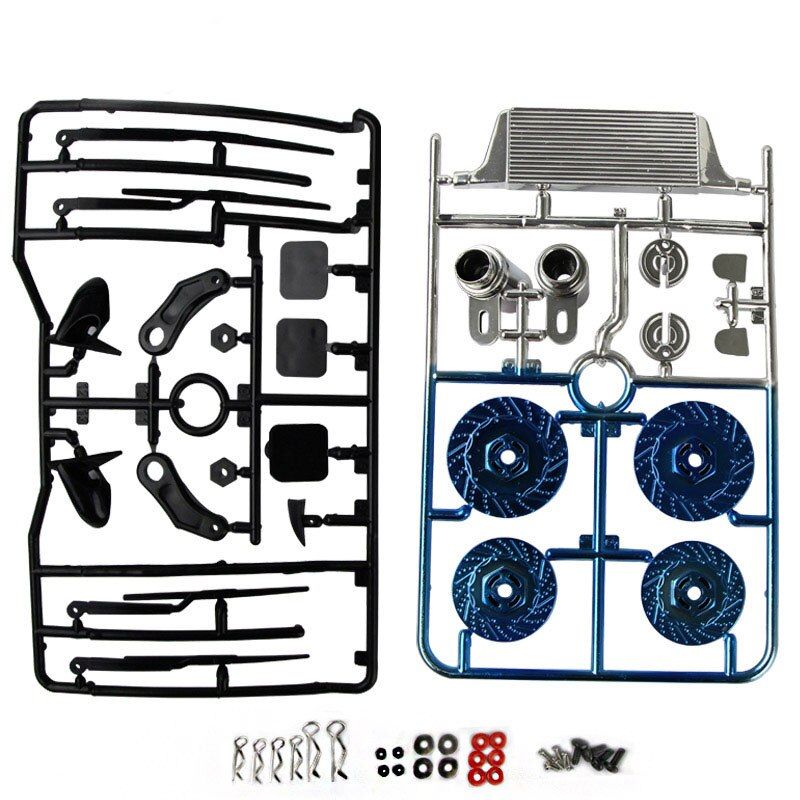 1/10 RC car parts Racing On Road Drift Model Car Exhaust Dummy Brake Disc Accessories Vehicles Model For Speed Control