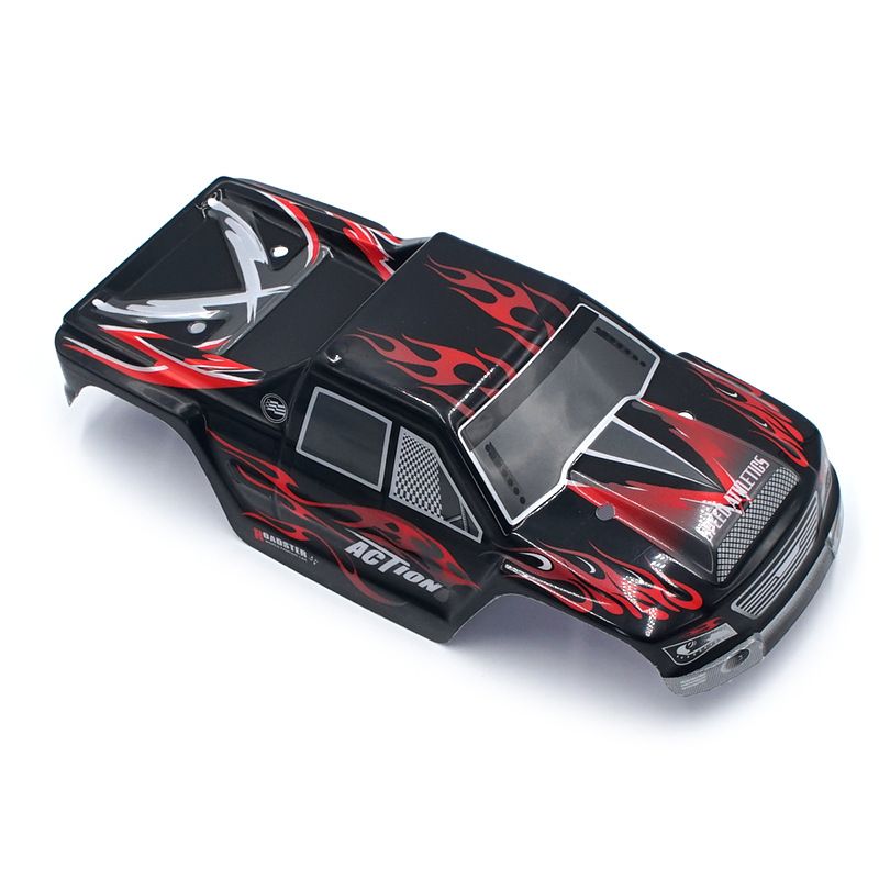 Harmony Car Body Shell Cover Case for Wltoys A979 A979-04 1: 18 RC Car Upgraded Part,Black Tik Tok