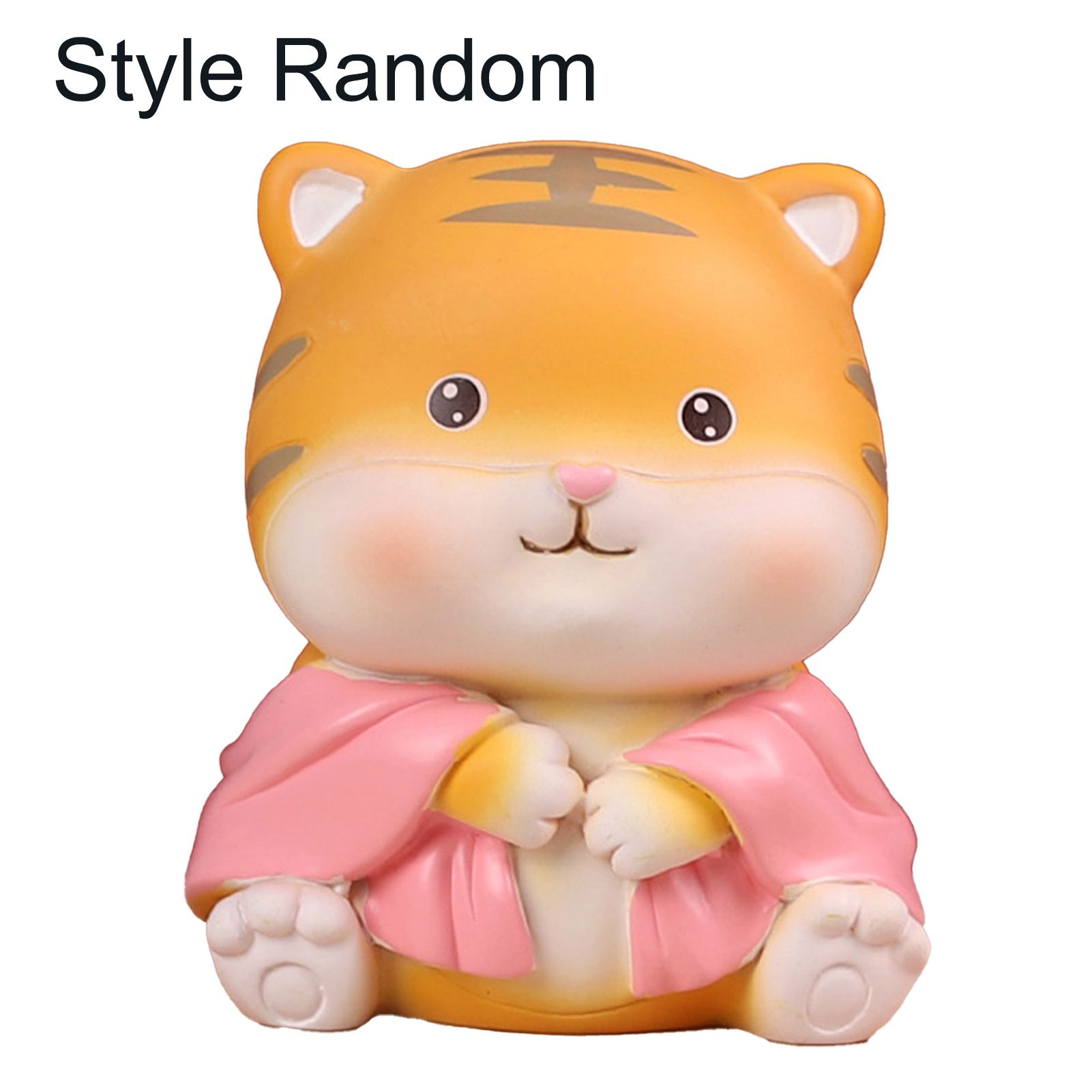 Miniature Tiger Adorable Fun Resin Little Tiger Ornament Blind Box for Desktop