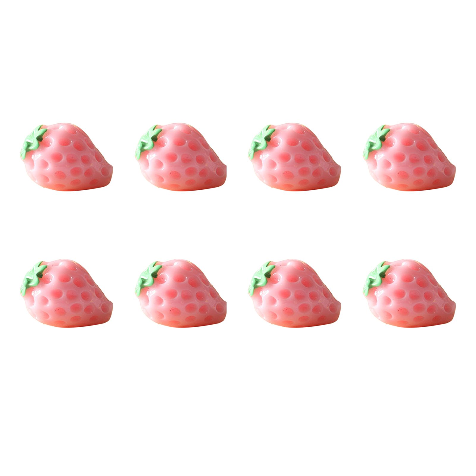 8 Pcs Dollhouse Fruit DIY Handcrafted Resin Mini Dollhouse Food for Decoration