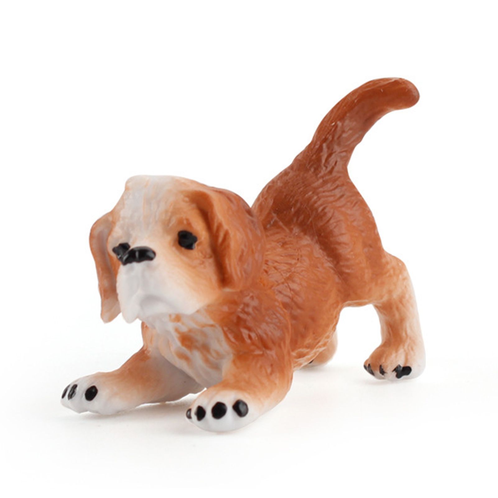 Display Mold Simulation Dog Design Exquisite Desktop Ornament PVC Decor Supplies for Home