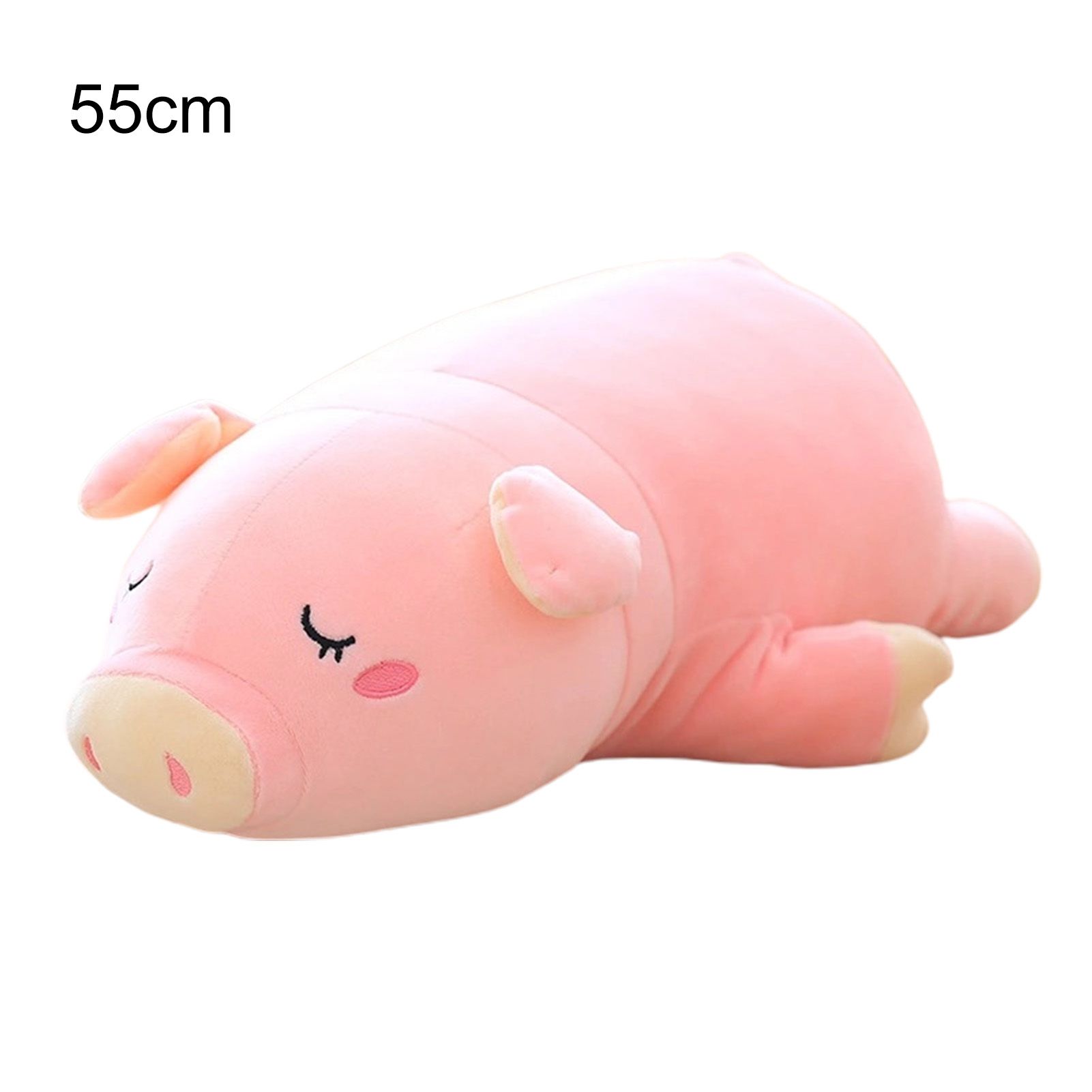 Greenhome Pig Plush Pillow PP Cotton Filling Sofa Ornament Pink Cute Piggy Pillow Stuffed Animal Doll Birthday Gift
