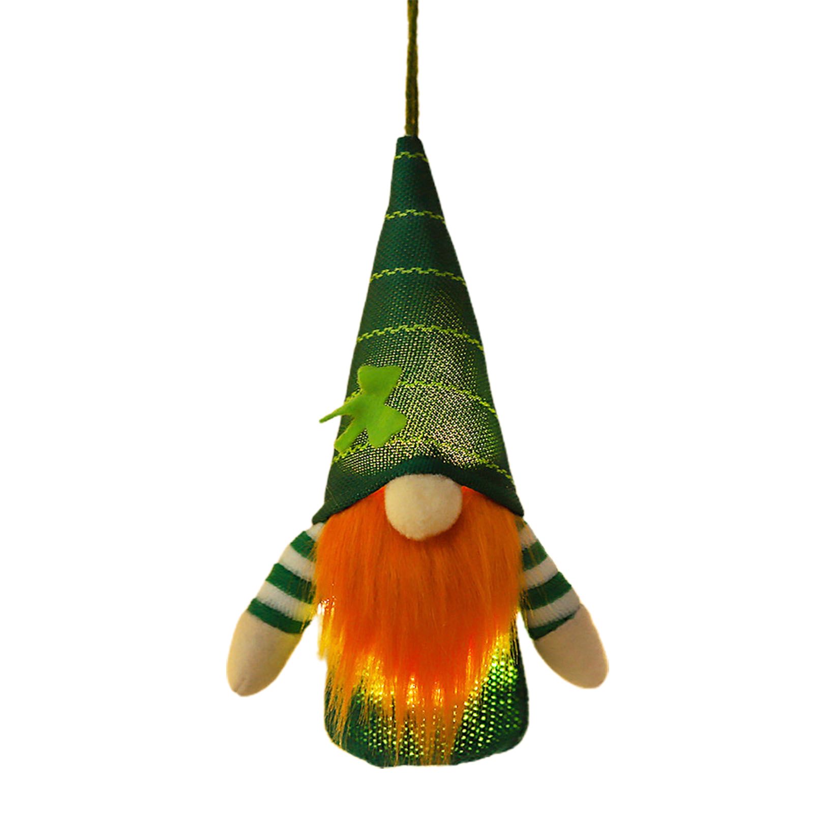 Plush Toy Attrtive Dwarf Feless Luminous Doll Ornament