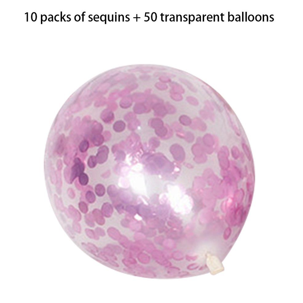 MA Colorful Shining Latex Golden Sequins Balloons Party Baby Shower Party Decor