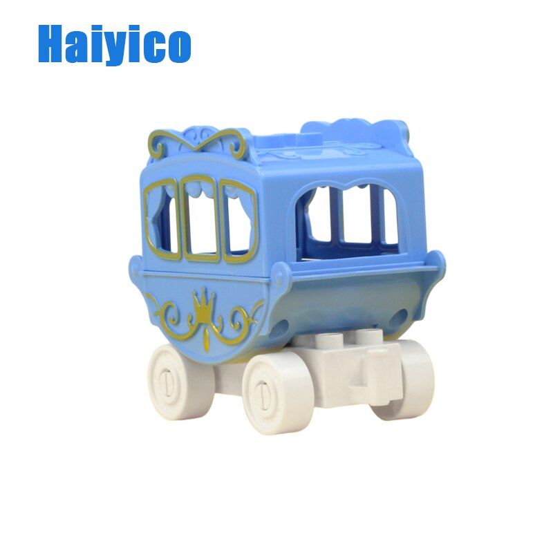 Princess Carriage Big Building Blocks Accessories Compatible bricks Transportation Assemble Car Model Girl Education Toys Gift