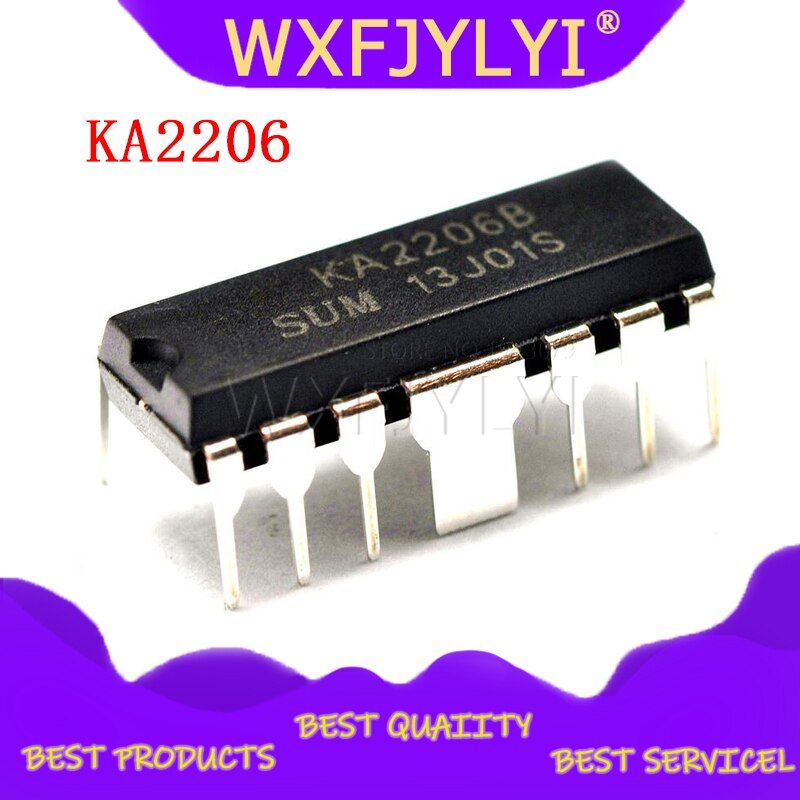 5PCS KA2206 DIP12 KA2206B DIP and IC