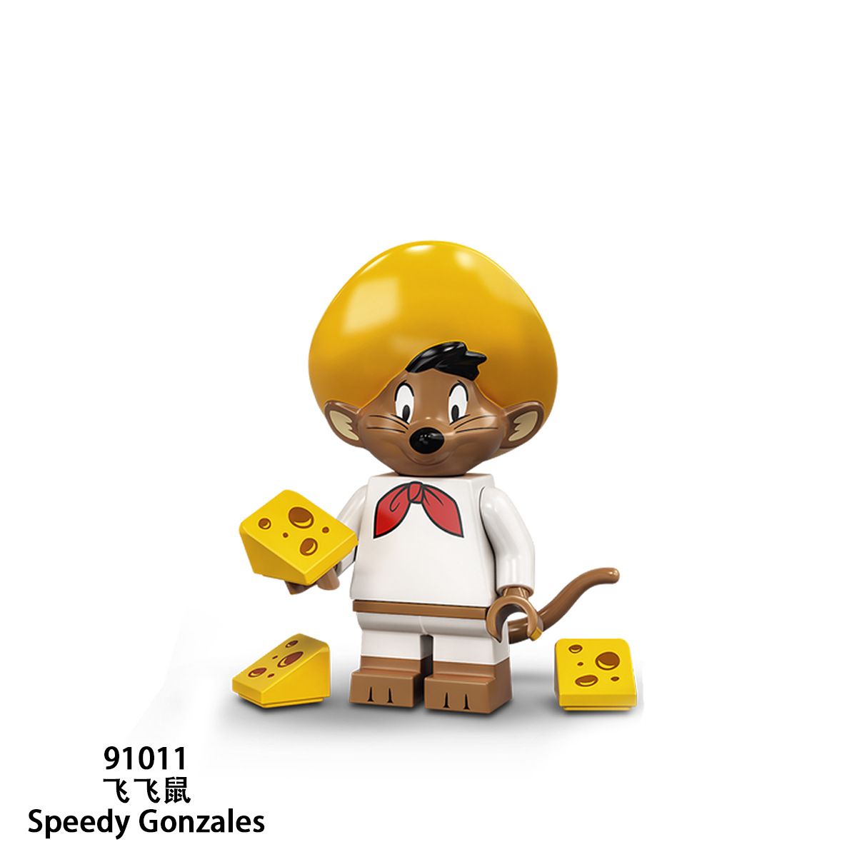 Single Sale Bugs Bunny Figures Building Blocks Porky Tasmanian Devil Speedy Gonzales TweetyBird Petunia Wile Bricks For Children Gift Toys 91007-91012