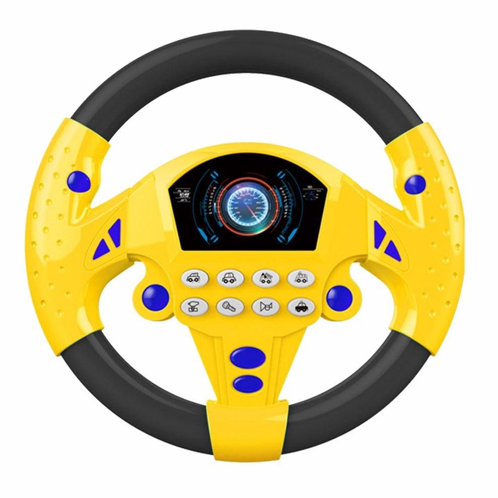 EF Electric Toy Musical Instruments for Kids Baby Steering Wheel Toys Game