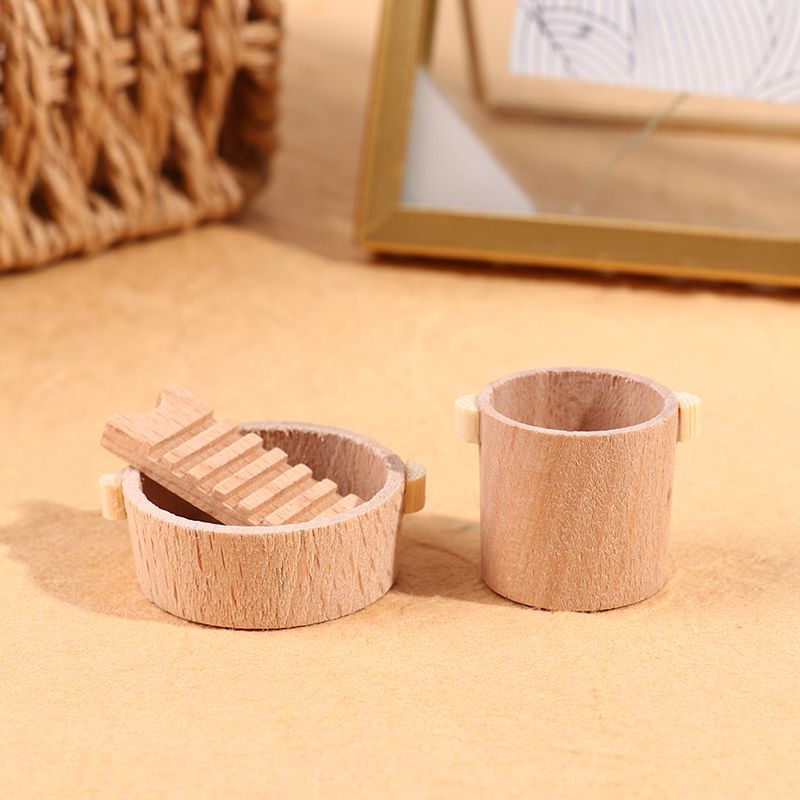 1:12 Dollhouse Miniatures Washtub With Washboard Wash Basin Laundry Tub For Home For Toy Accessories