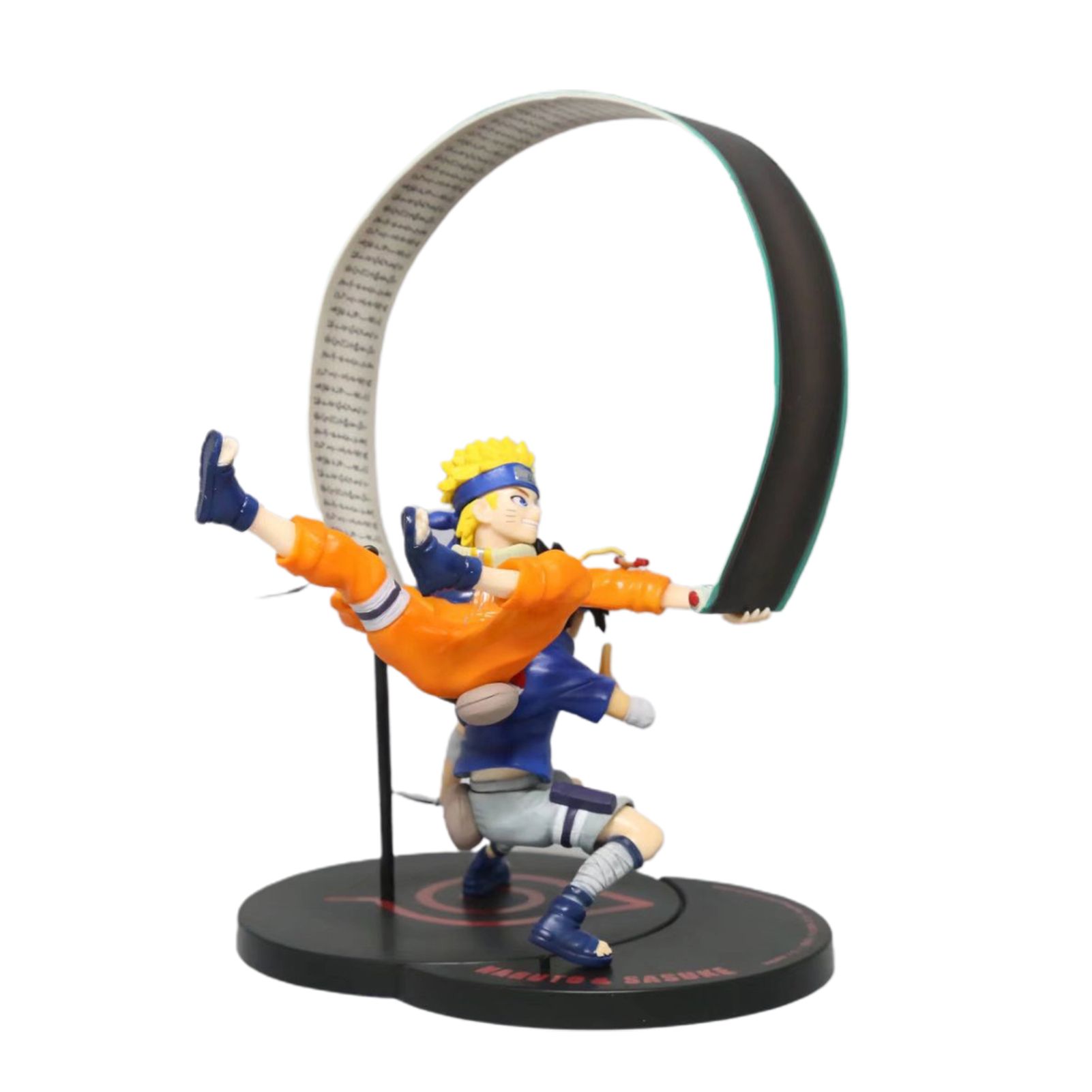 Uzumaki Naruto Statue Rust-proof Uzumaki Naruto Uchiha Sasuke Anime Statue Model Doll