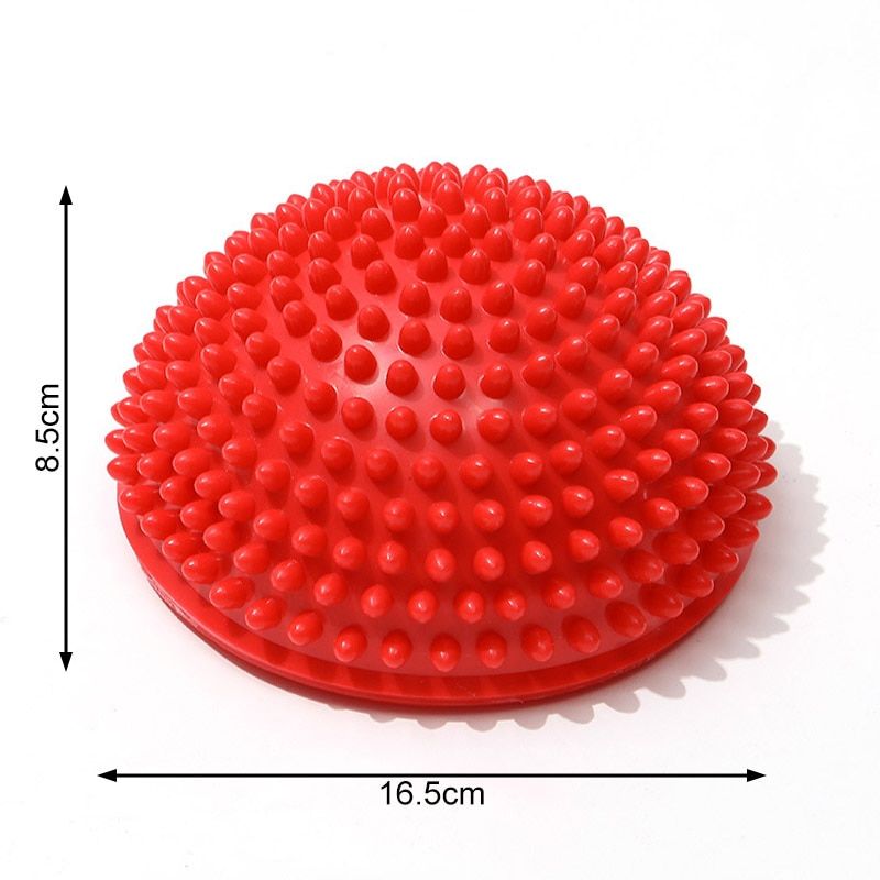 1Pcs PVC Outdoor Toys Non-slip Stepping Stones Pure Color Massage Ball Hemisphere Kids Indoor Games Balance Training