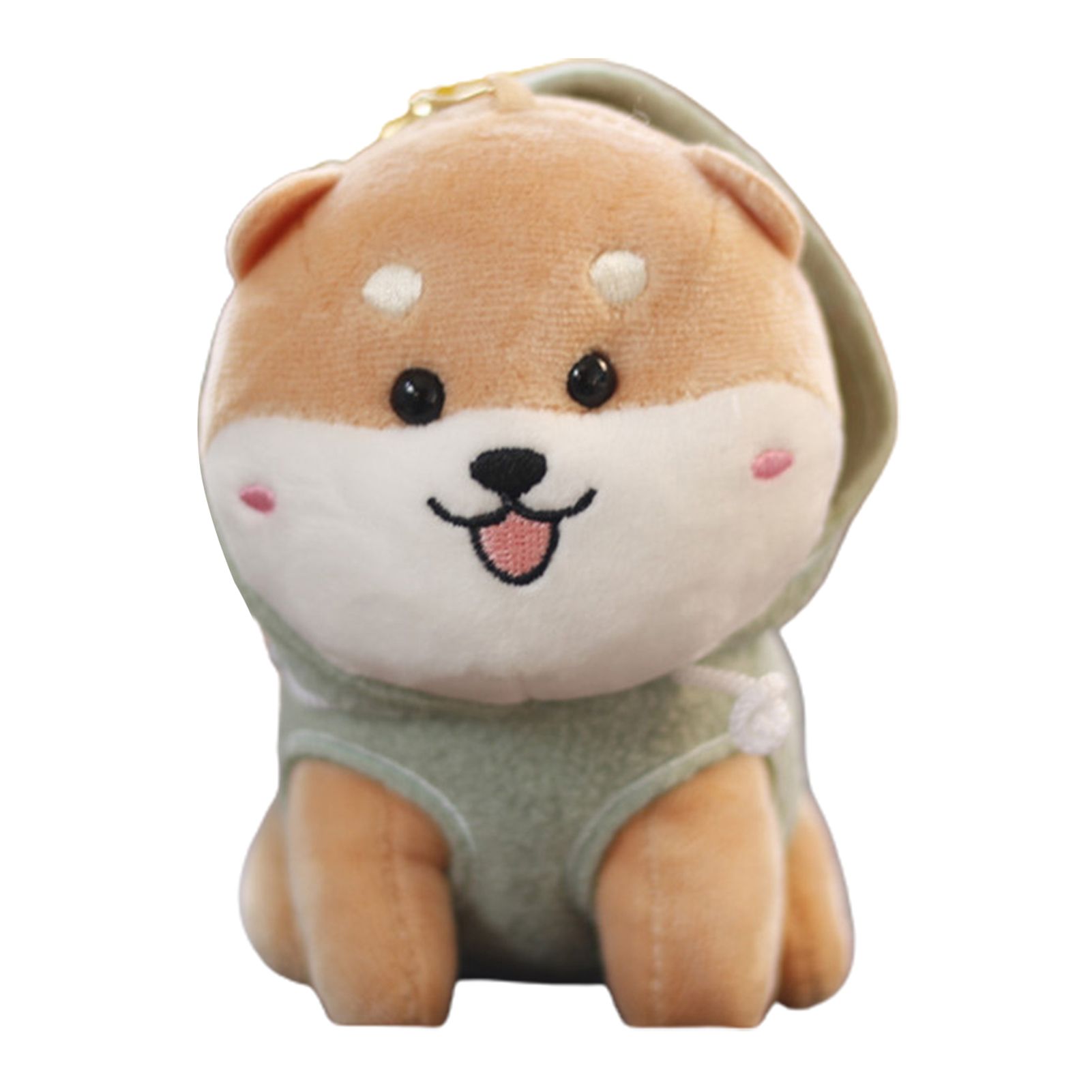 Stuffed Doll Adorable Decorative Soft Texture Mini Plush Puppy Doll Toy Keychain Birthday Present