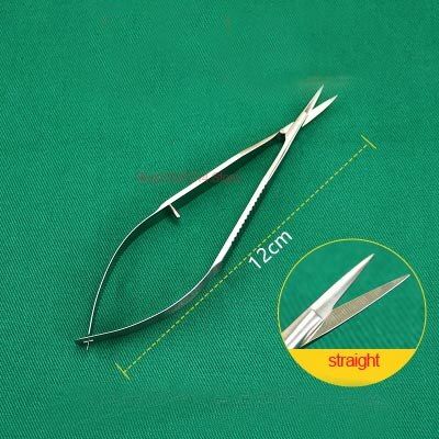 Microscopic Instruments 8.5 cm Micro Scissors Inner Barrier Cut Quality Titanium Alloy Scissors Hand Membranous Envelo