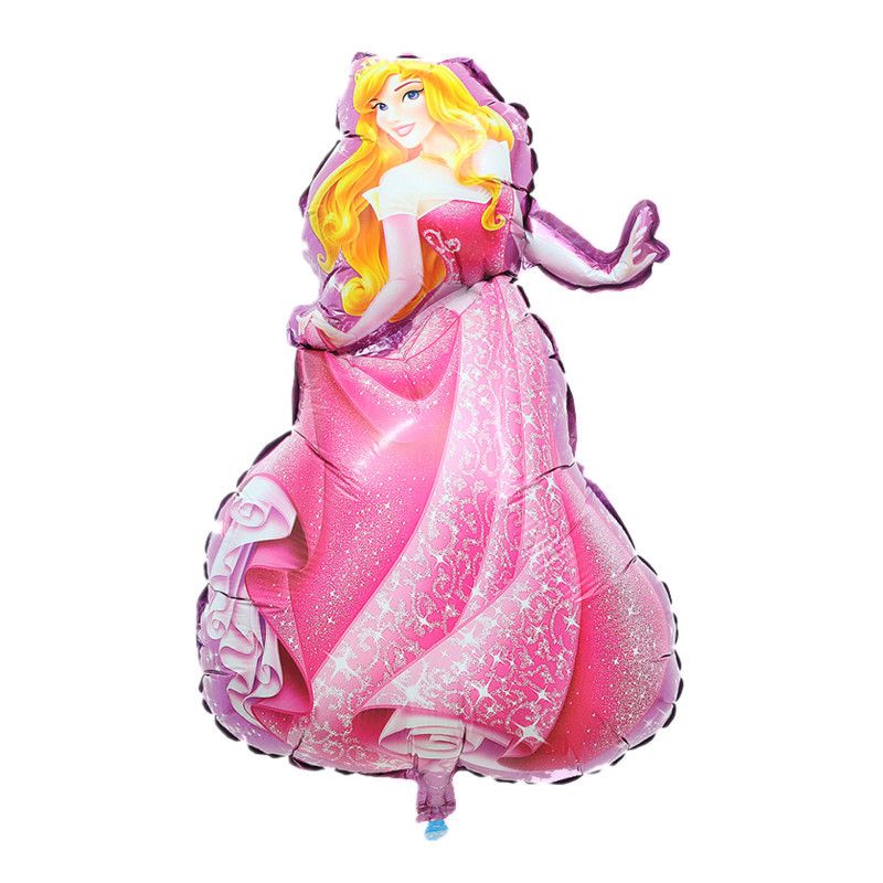 GC New Disney Princess Balloon Set Cinderella Aisha Sleeping Beauty Foil Balloons Party Decorations Happy Birthday Decor Baby Shower Party Needs Children Gift Kids Toys Supplies