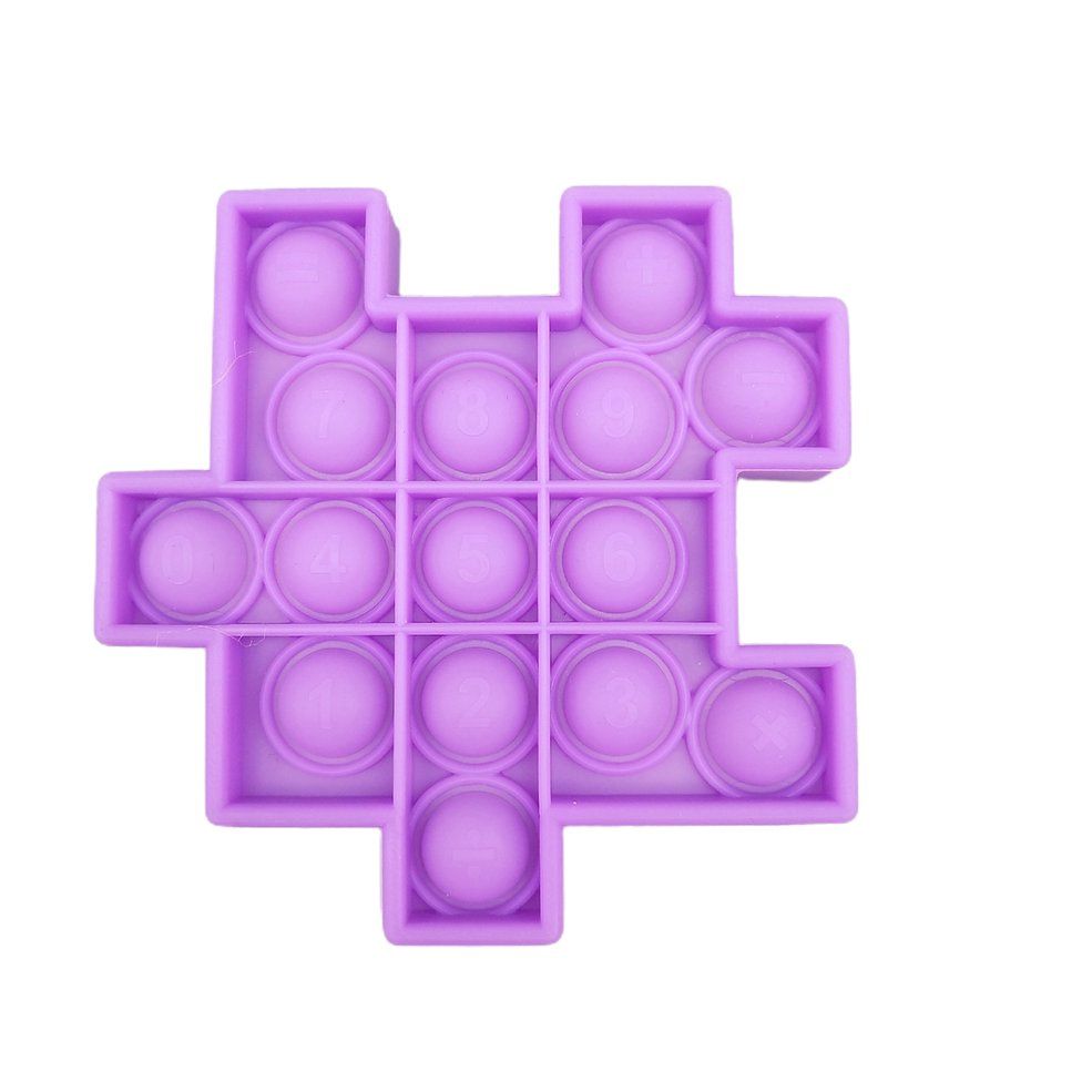 Push Pop Fidget Toy Silicone Squeeze Sensory Toy Stress Relief Magic Cube