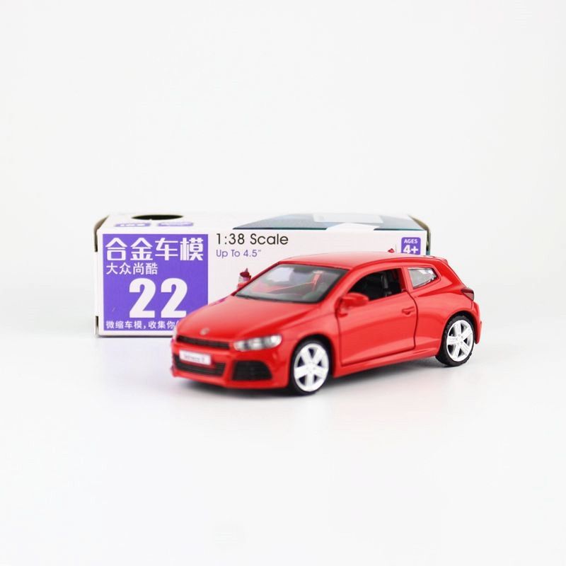 CAIPO 1:38 Scale VW Scirocco Alloy Pull back Toys Car Model Vehicles