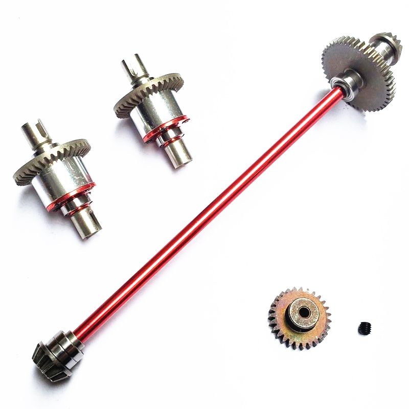Metal Main Central Axle Drive Shaft Differential Gear Upgrade Parts for Wltoys 144001 1/14 RC Car Spare Accessories