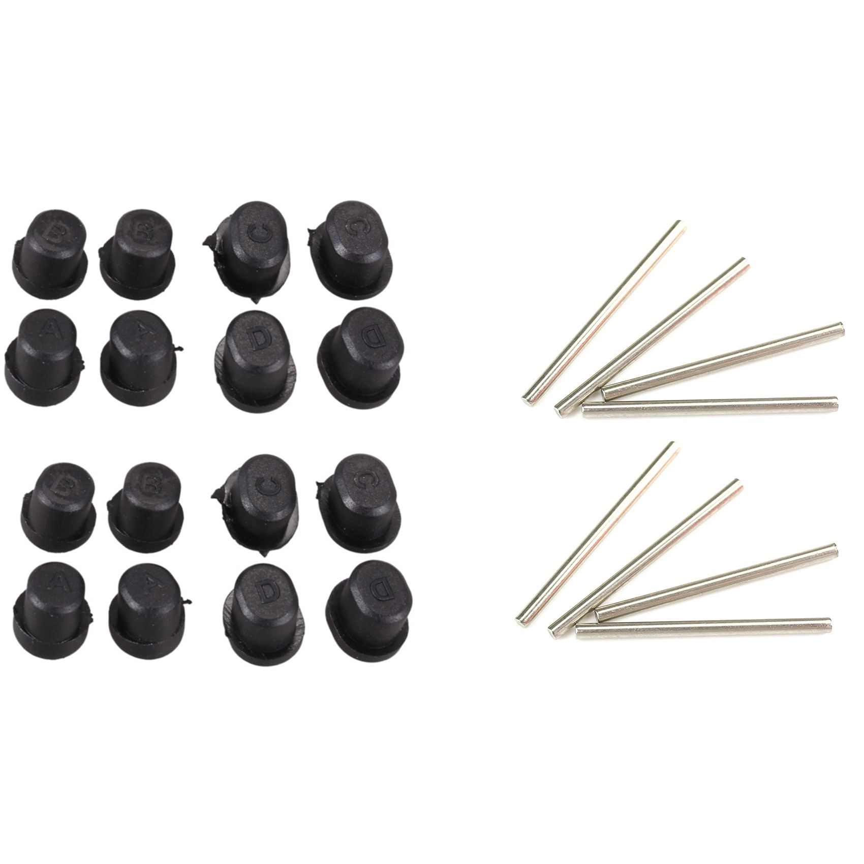 2 Set RC Car Part: 1 Set 144001-1267 Front and Rear Swing Arm Shaft Sleeve & 1 Set Swing Arm Shaft 144001-1276