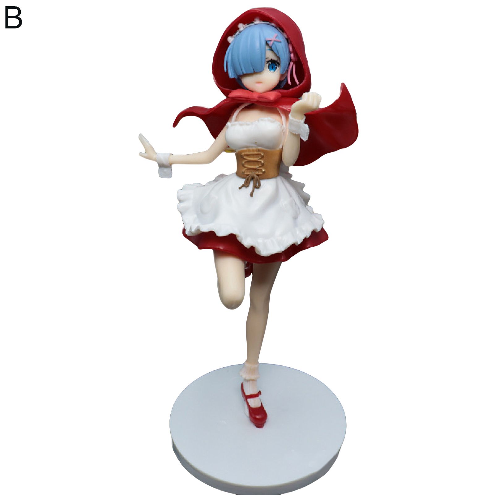 Rem Statue Little Red Hat Design Decoration Portable Rem Ram Statue Model for Entertainment